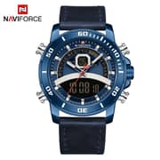 Naviforce NF9181L-BLU/SLVR- Glazier Men's Waterproof Watch