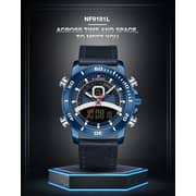 Naviforce NF9181L-BLU/SLVR- Glazier Men's Waterproof Watch