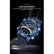 Naviforce NF9181L-BLU/SLVR- Glazier Men's Waterproof Watch