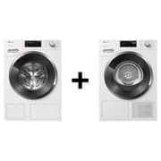 Miele Front Load Washer 9 kg WWG660WCS + Dryer 8 kg TWF760WP