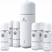 موزع زيوت عطرية تايني ديف من حيدر موديل A807C-WHT-OC + خمس زجاجات زيوت عطرية 5 مل من المجموعة الشرقية ومجموعة العود