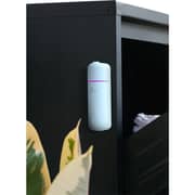 موزع زيوت عطرية تايني ديف من حيدر موديل A807C-WHT-OC + خمس زجاجات زيوت عطرية 5 مل من المجموعة الشرقية ومجموعة العود