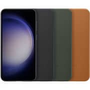 Samsung Leather Cover Black Galaxy S23 Plus