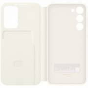Samsung Smart View Wallet Case Beige Galaxy S23 Plus