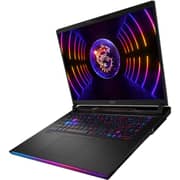 MSI Raider GE78 (2023) Gaming Laptop - 13th Gen / Intel Core i9-13950HX / 17inch / 32GB RAM / 2TB SSD / 12GB NVIDIA GeForce RTX 4080 Graphics / Windows 11 Home / English & Arabic Keyboard / Black / Middle East Version - [Raider GE78 HX 13V]