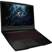 MSI GF63 Thin (2023) Gaming Laptop - 12th Gen / Intel Core i5-12450H / 15.6inch FHD / 8GB RAM / 512GB SSD / 6GB NVIDIA GeForce RTX 4050 Graphics / Windows 11 Home / English & Arabic Keyboard / Black / Middle East Version - [GF63 Thin]