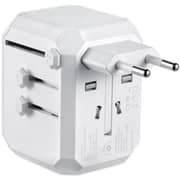 Zoook 3USB Ports/ 1Type C Multi-Regional Travel Adapter White