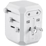 Zoook 3USB Ports/ 1Type C Multi-Regional Travel Adapter White