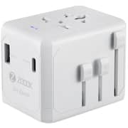 Zoook PD30W Multi-Regional Fast Charging Travel Adapter White