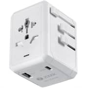 Zoook PD30W Multi-Regional Fast Charging Travel Adapter White