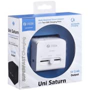 Zoook Multi-Regional Travel Adapter/2USB Ports White