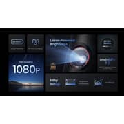 Anker Nebula Capsule 3 Laser 1080p, Smart, Wi-Fi, Mini Projector, Black