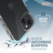 Moxedo 3 in 1 Protection Pack, Tempered Glass Screen Protector, Clear Case and Camera Lens Protector Compatible for iPhone 14 (Clear)