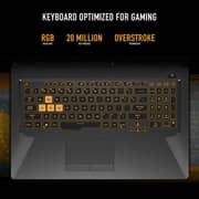 ASUS TUF F15 (2021) Gaming Laptop - 11th Gen / Intel Core i5-11400H / 15.6inch FHD / 8GB RAM / 512GB SSD / 4GB NVIDIA GeForce RTX 2050 Graphics / Windows 11 Home / English & Arabic Keyboard / Black / Middle East Version - [FX506HF-HN014W]