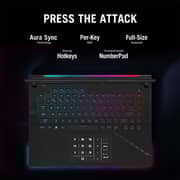 Asus ROG Strix SCAR 16 G634JZ-NM063W Gaming Laptop - 13th Gen Core i9 4GHz 32GB 2TB 12GB Win11 16inch WQXGA Off Black NVIDIA GeForce RTX 4080 English/Arabic Keyboard Middle East Version