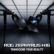 Asus ROG Zephyrus M16 GU604VY-NM061W Gaming Laptop - 13th Gen Core i9 3.9GHz 32GB 2TB 16GB Win11 16inch WQXGA Off Black NVIDIA GeForce RTX 4090 English/Arabic Keyboard Middle East Version