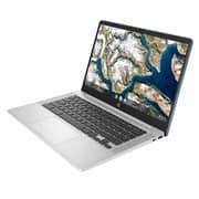 HP ChromeBook (2021) Laptop - Intel Celeron-N4500 / 14inch FHD / 128GB eMMC / 4GB RAM / Chrome OS / English Keyboard / Grey / International Version - [14a-na1083cl]