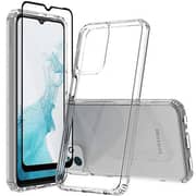 Max & Max Case Clear With Screen Protector Galaxy S23 Ultra