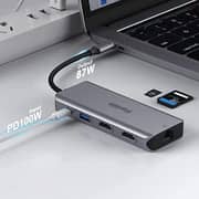 Blupebble 9-in-1 Hub Grey