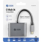 Zoook C-HUBi4 Metal Body 4-in-1 USB C Hub