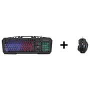 Zoook Wired Gaming Keyboard & Mouse Combo Black
