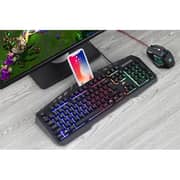 Zoook Wired Gaming Keyboard & Mouse Combo Black