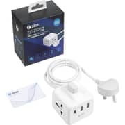 Zoook 2 Port USB Portable Charger White