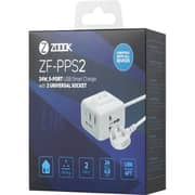 Zoook 2 Port USB Portable Charger White