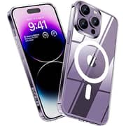 شاشة حماية مع جراب شفاف لهاتف آيفون 14 برو ماكس من ويف وي