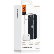 Spigen Clear Case + Screen Protector + 20W USB-C Wall Charger iPhone 14 Plus