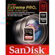 Sandisk Memory Card 32GB Black SDSDXXO032GGN4IN