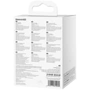 Baseus Triple Fast Car Charger Dark Grey