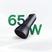 Baseus Triple Fast Car Charger Dark Grey