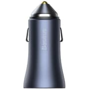 Baseus Dual Quick Car Charger Dark Grey