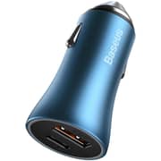Baseus Dual Quick Car Charger Blue/Black