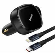Baseus 2-in-1 Car Charger Black
