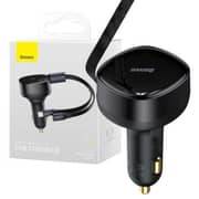 Baseus 2-in-1 Car Charger Black