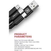 Recci 3 In 1 USB Cable Fast Wind- RCS-D 120