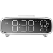 Momax Clock With Wireless Charger White