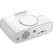 Momax Clock With Wireless Charger White