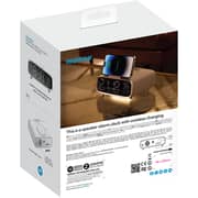 Momax Clock With Wireless Charger White