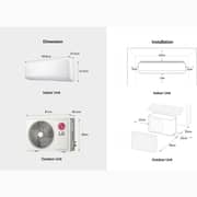 LG Split Air Conditioner 1.5 Ton T18ZCA