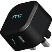 Mycandy Travel Charger With USB-C To Lightning Cable Black