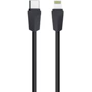 Mycandy Travel Charger With USB-C To Lightning Cable Black