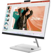 Lenovo IdeaCentre AIO 3 24IAP7 All-in-One Desktop - 12th Gen Core i5 3.3GHz 16GB 512GB 2GB Win11 23.8inch FHD White English/Arabic Keyboard Middle East Version