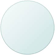 vidaXL Table Top Tempered Glass Round 800 mm