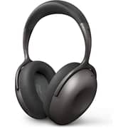 KEF MU7 Wireless Active Noise Cancelling Headphones, Charcoal Grey