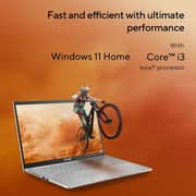 لابتوب Asus Vivobook 15 2020 -معالج Intel Core i3-1115G4 الجيل الـ11/ شاشة FHD مقاس 15.6 بوصة/SSD سعة 256 جيجا/ذاكرة 4 جيجابايت/بطاقة رسوميات Intel UHD بذاكرة مشتركة/Windows 11 Home/لوحة مفاتيح بلغتين/لون أسود/صدار الشرق الأوسط-موديل [X1500EA-BQ2626W]