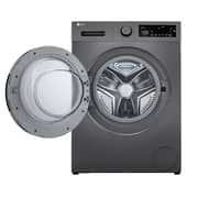 LG 8 Kg Front Load Washing Machine AI DD Allergy Care 1200 RPM Silver- F2T2TYM1S- International Version