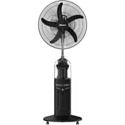Nobel 16inch Blade Rechargable Mist Standing Fan, Wide Oscillation with 4 Stack Bright LED Black - NF888MRC